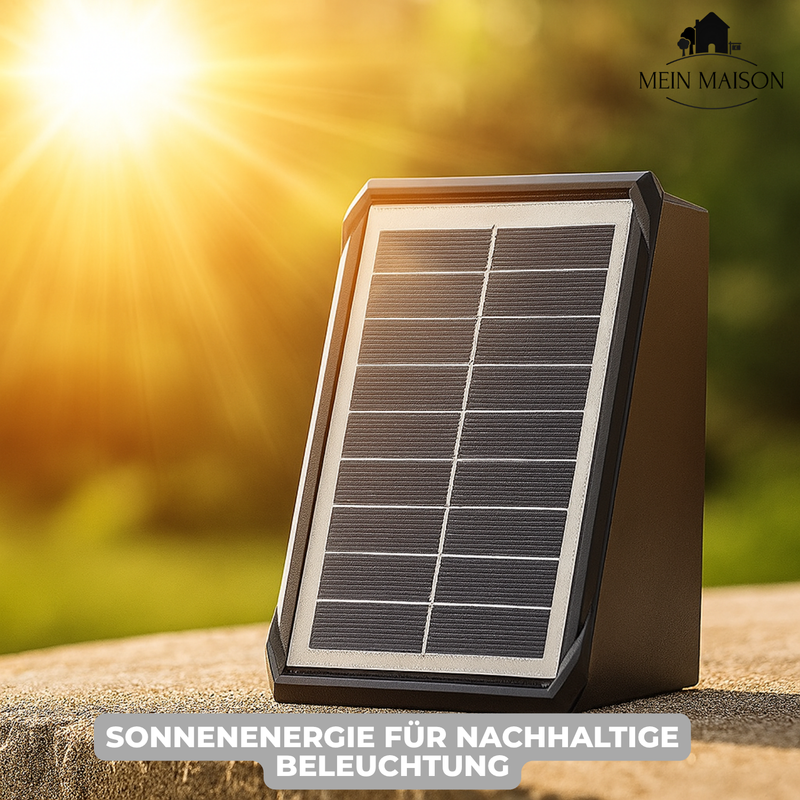 LumiWand Solar – Elegantes Lichtspiel ohne Stromkosten