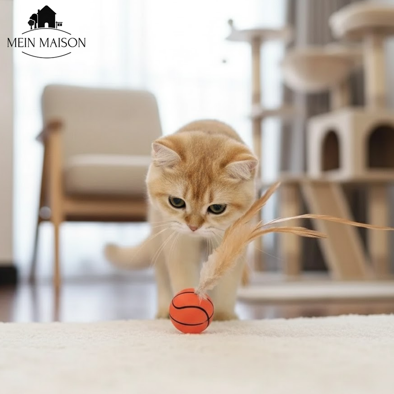 FeatherBounce – Spannender Spielspaß für energiegeladene Katzen!