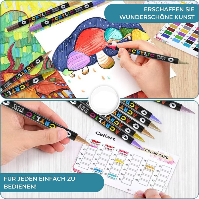 InkGlow - Acrylfarbe Markerstift