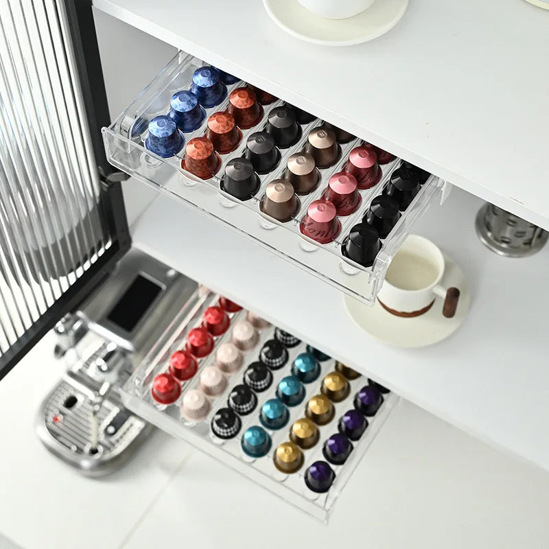 CafeTidy – Der stilvolle Kapsel-Organizer für deine Kaffeemaschine!