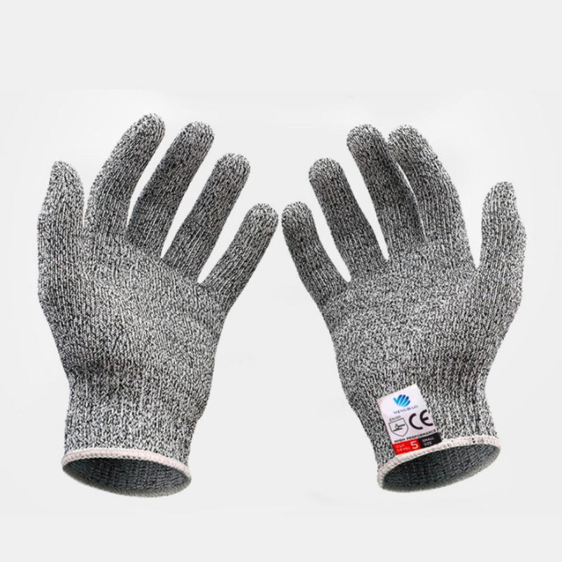 Manulo SafeGrip Schnittfeste Handschuhe | EN388 Level 5 | Rutschfest & Waschbar | Für Küche, Garten & Werkstatt