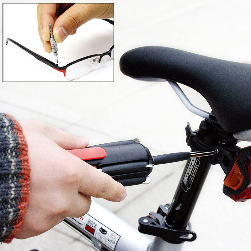 BrightScrew - 8-in-1-Schraubendreher mit LED-Taschenlampe