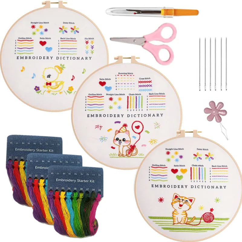 2+1 GRATIS | CraftThreader - Stickereistich-Übungsset