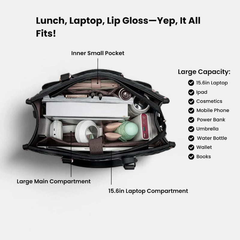 LunchLuxe – Eleganz trifft Funktion in einer Tasche!