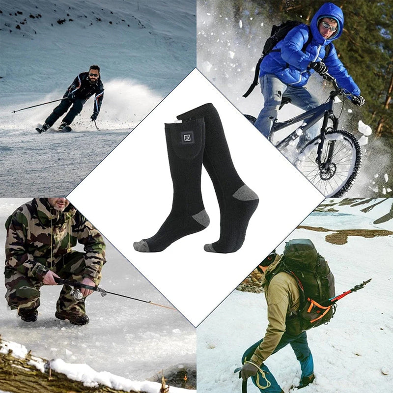 Beheizte Socken ThermoLuxe | Wiederaufladbar | Einstellbare Temperatur | Bis zu 8 h Wärme