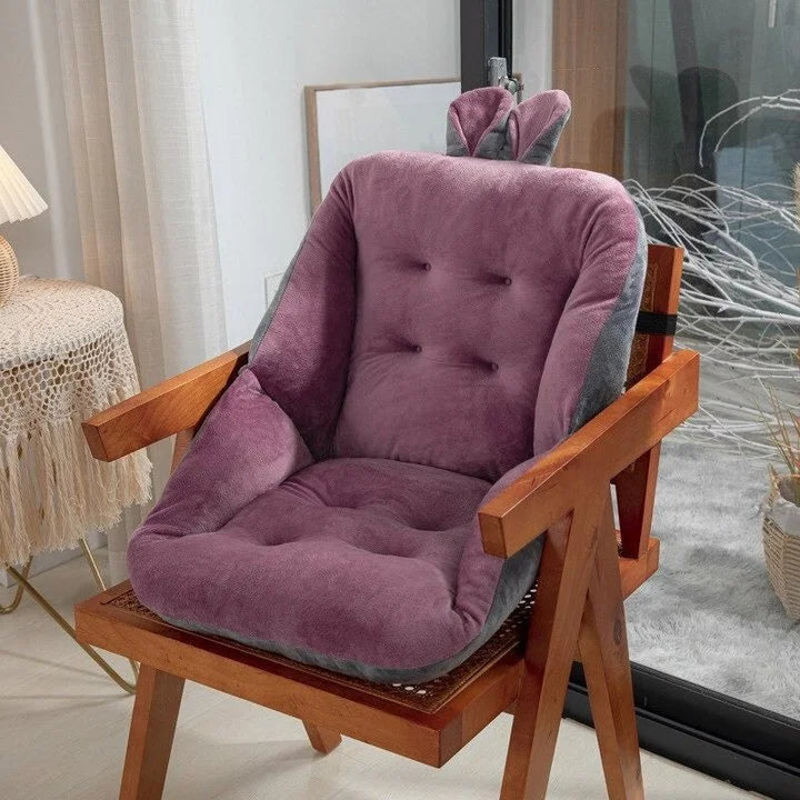 OrthoLuxe Sitzkissen | Orthopädische Druckentlastung | Ergonomisches Design | Weicher Veloursbezug 45×45 cm