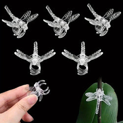 Entdecke Florifix Stengelclips für Kletterpflanzen | Unsichtbare Pflanzenhalter | 100 Stück | Transparentes Design