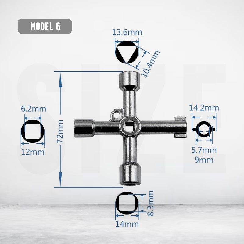 1+1 GRATIS | KeyWrench – Einzelner Schlüssel für zahlreiche Anwendungen