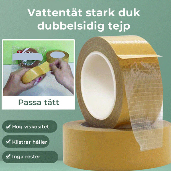 Fixarion Wasserdichtes Doppelseitiges Klebeband Extra Stark | Rückstandsfrei & Reißfest | Für Haushalt, Werkstatt & DIY
