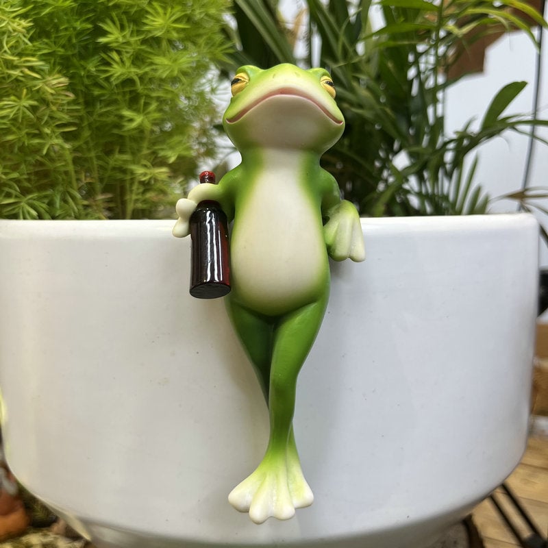FrogWhimsy – Die freche Deko für Töpfe & Gärten!
