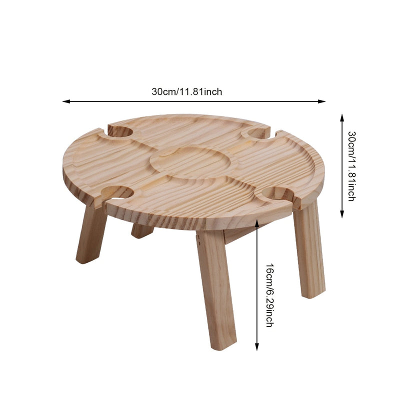 SnackTable – Der klappbare All-in-One-Tisch, ideal für perfekte Picknicks!