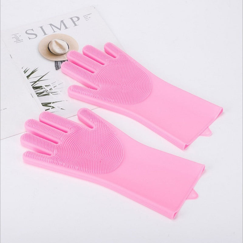 PawRelax Grooming Handschuhe | Fellpflege & Massage für Hunde & Katzen | Gummi | Paar