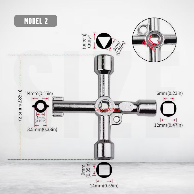 1+1 GRATIS | KeyWrench – Einzelner Schlüssel für zahlreiche Anwendungen