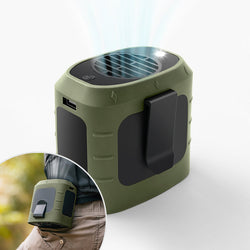 BeltAir Pro Turboventilator für unterwegs | Handsfree Kühlung | Powerbank & LED-Licht | 8000 mAh Akku