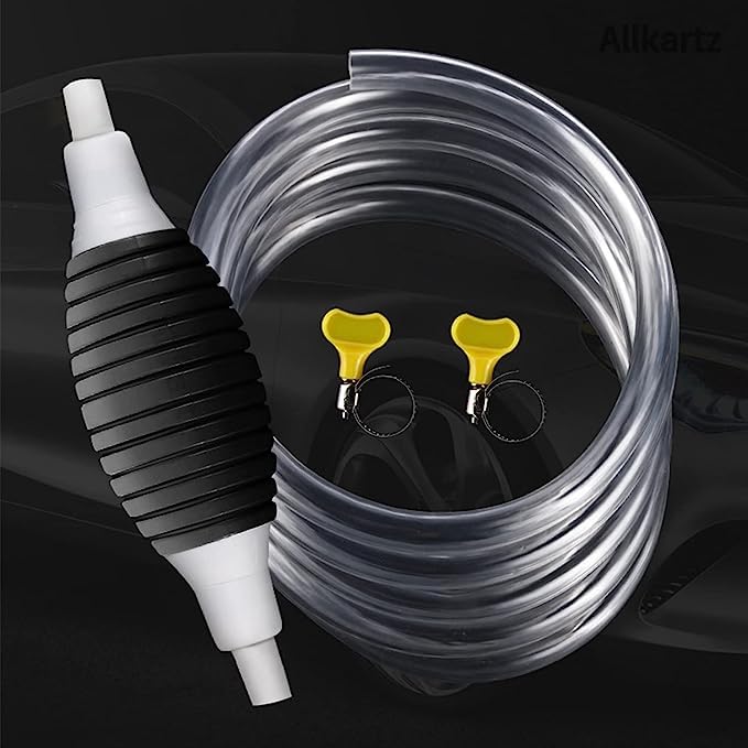 1+1 Gratis | Flüssigkeitspumpe FlowMaster One | Handpumpe für Benzin, Wasser & Öl | Tragbar & Ohne Strom | Für Auto, Boot & Garten