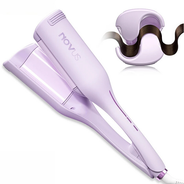 Lockenstyler WaveLiss Pro | Deep Wave Curler 3.2/3.6 cm | Turmalin-Keramik & Ionen-Technologie | Anti-Verbrühung & Schnellaufheizung