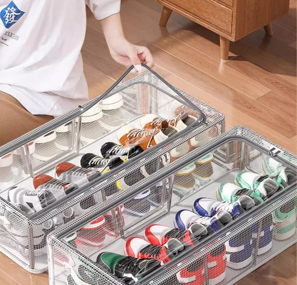 StackaShoe – Der faltbare Ordnungshelfer für Schuhe & Kleidung!