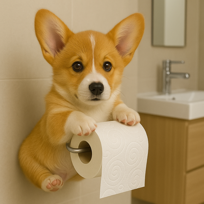 PawRoll – Der tierisch charmante Klopapierhalter!