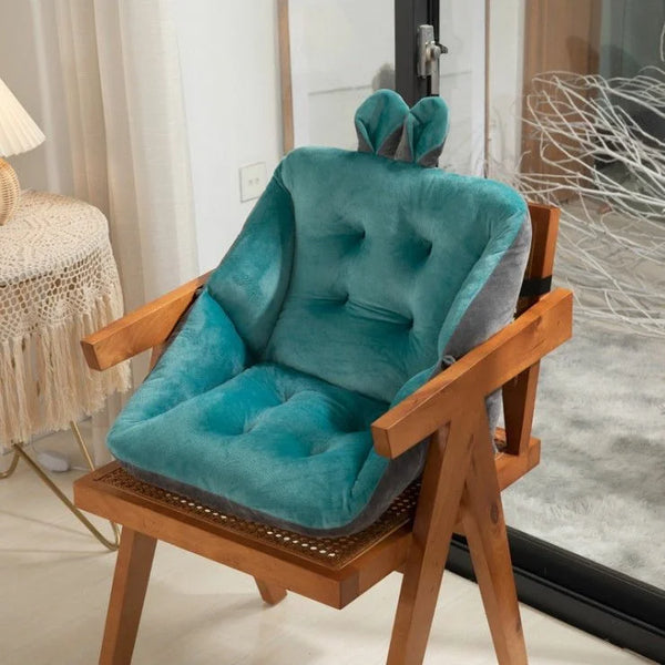 OrthoLuxe Sitzkissen | Orthopädische Druckentlastung | Ergonomisches Design | Weicher Veloursbezug 45×45 cm