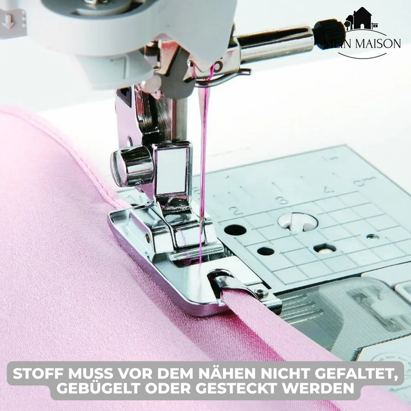 HemExpert – 3-teiliges Set mit breit eingefassten Saumnähfüßen