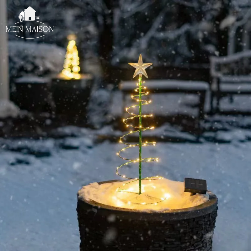 SolarTree – Der bezaubernde LED-Weihnachtsbaum mit Solarenergie betrieben