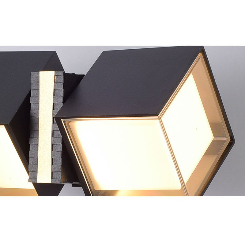 Lumovar Wandlampe Außen Verstellbar | Wasserdicht & Modern | 24,5 × 16 cm | Schwarz