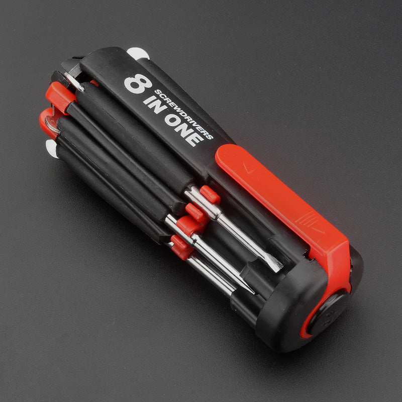 BrightScrew - 8-in-1-Schraubendreher mit LED-Taschenlampe