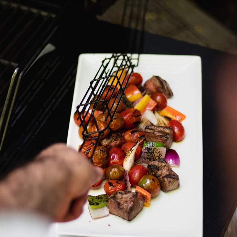 1+1 GRATIS | GrillBasket - Wiederverwendbare Kabob-Grill-Körbe