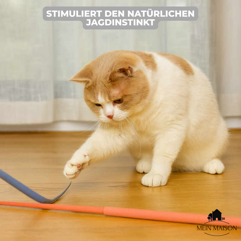 1+1 GRATIS | PawJoy – Die Katzenangel, die Instinkte weckt!