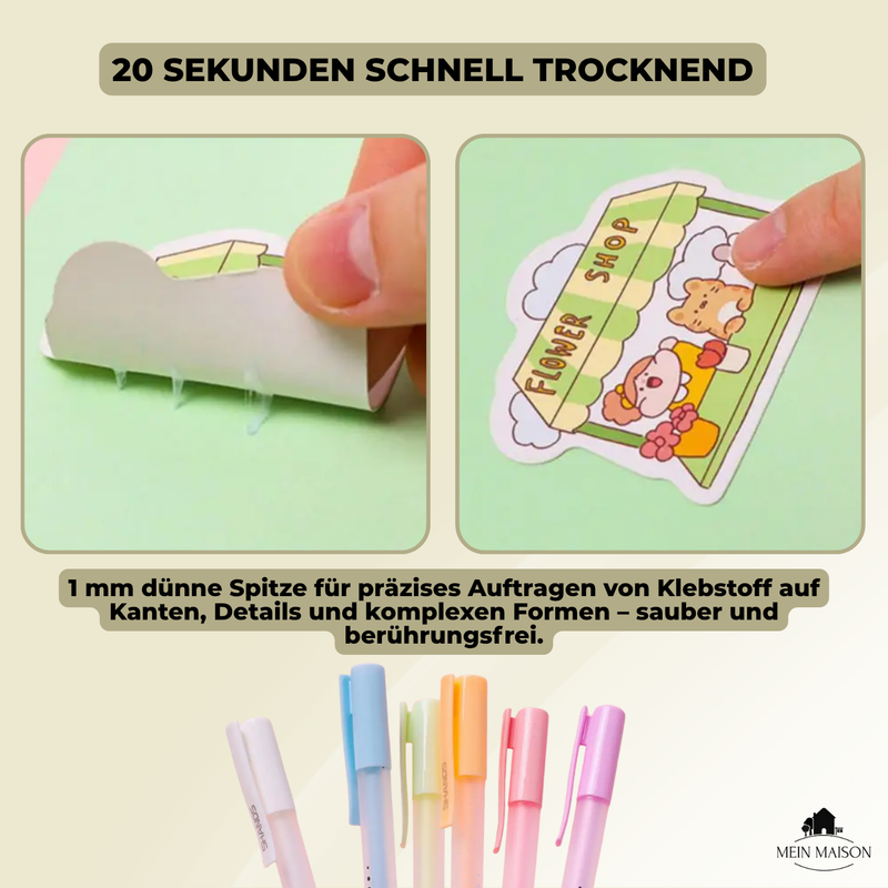 GlueMaster – Klebt exakt da, wo du es willst! (6er set)