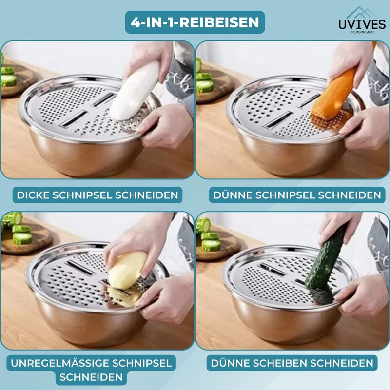 GrateBasin - 6-in-1-Becken aus Edelstahl