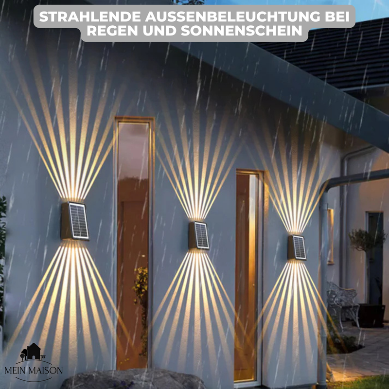 LumiWand Solar – Elegantes Lichtspiel ohne Stromkosten