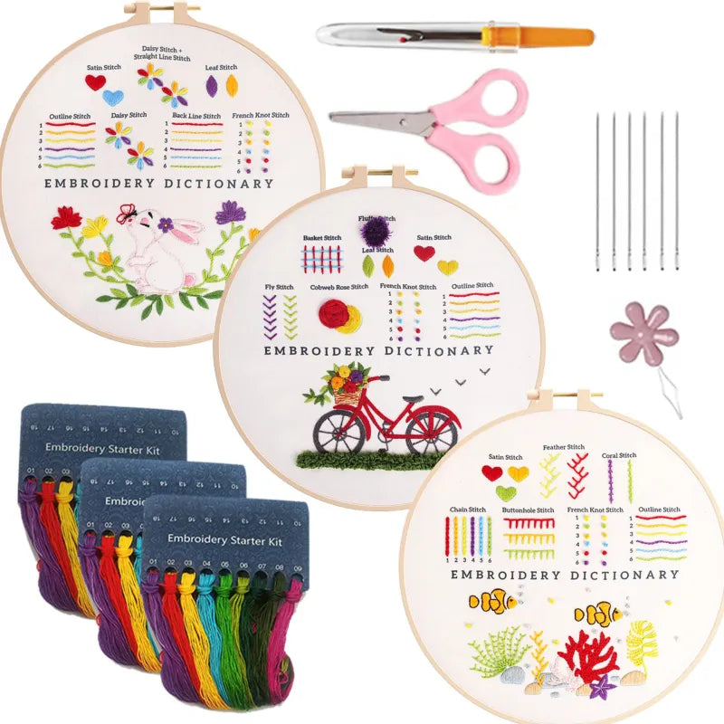 2+1 GRATIS | CraftThreader - Stickereistich-Übungsset