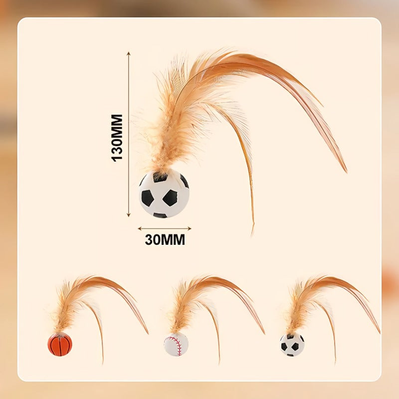 FeatherBounce – Spannender Spielspaß für energiegeladene Katzen!