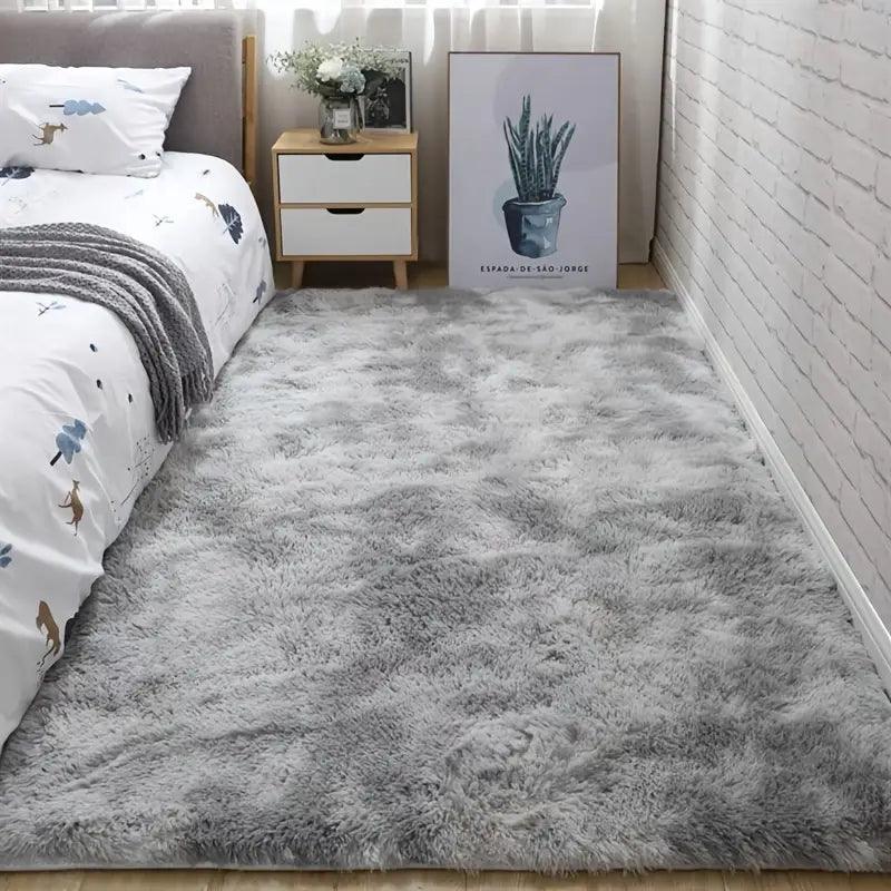 Weicher Teppich | Tie-Dye Design | Rutschfest & Flauschig | 80x120 cm