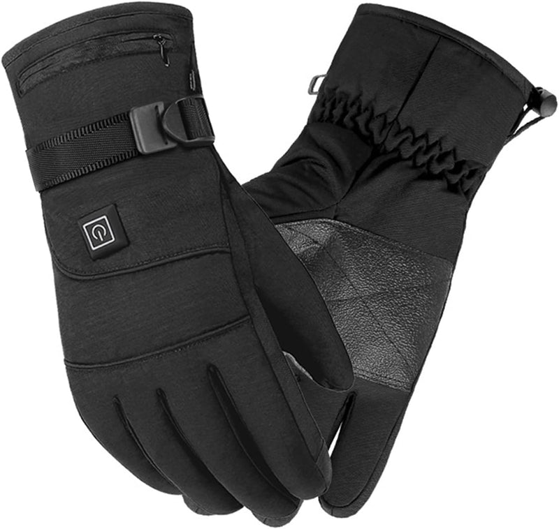 Beheizbare Winterhandschuhe | Wasserdicht & Winddicht | 3 Heizstufen | Touchscreen-fähig