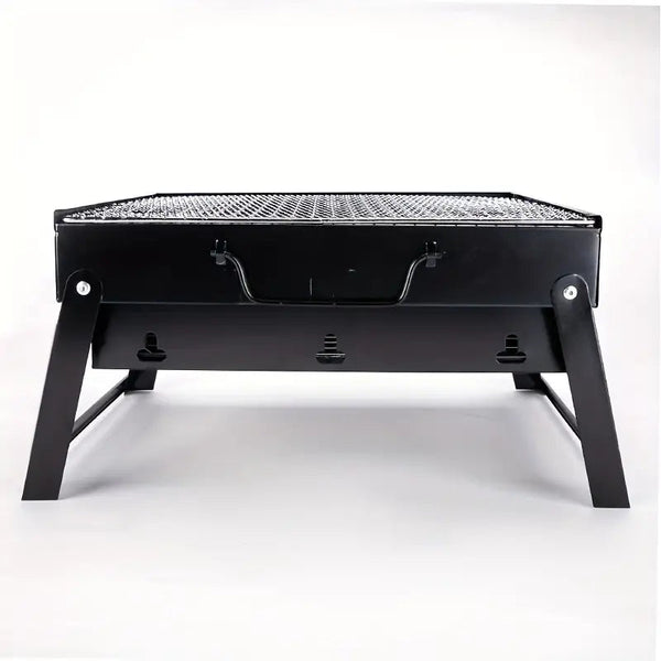 Faltgrill GrillFold | Tragbarer Tischgrill | Edelstahl & Hitzebeständig | Für Camping & Garten