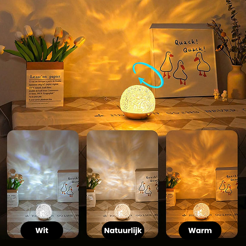 LumoWave – Verzaubernde Wasserlichter zur Beleuchtung Ihres Zuhauses!