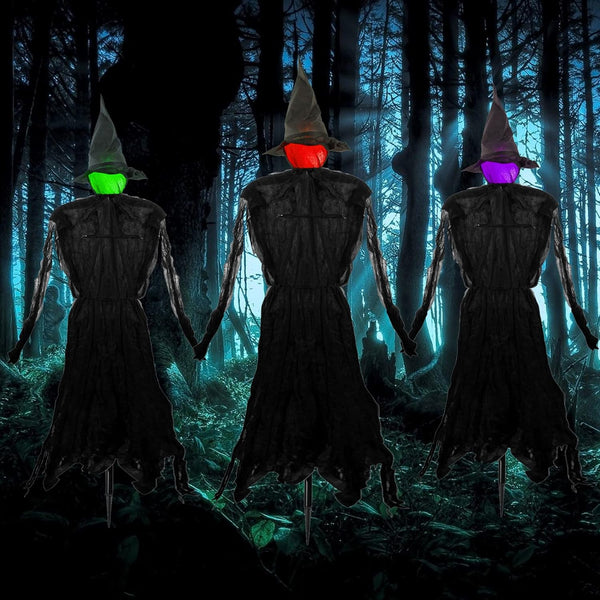 HexaGlow – Trio leuchtender Halloween-Hexen!
