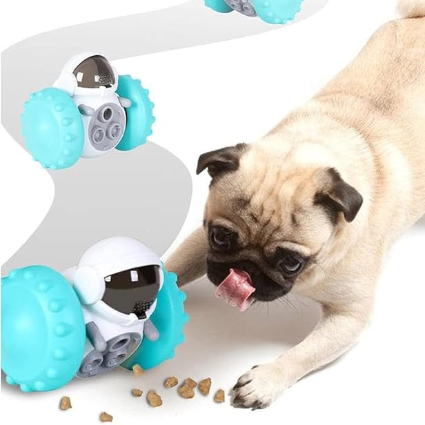 Petello Futterroboter für Hunde & Katzen | 3-in-1 Spiel, Intelligenz & Snackspaß | Selbstbalancierend & Ohne Batterien