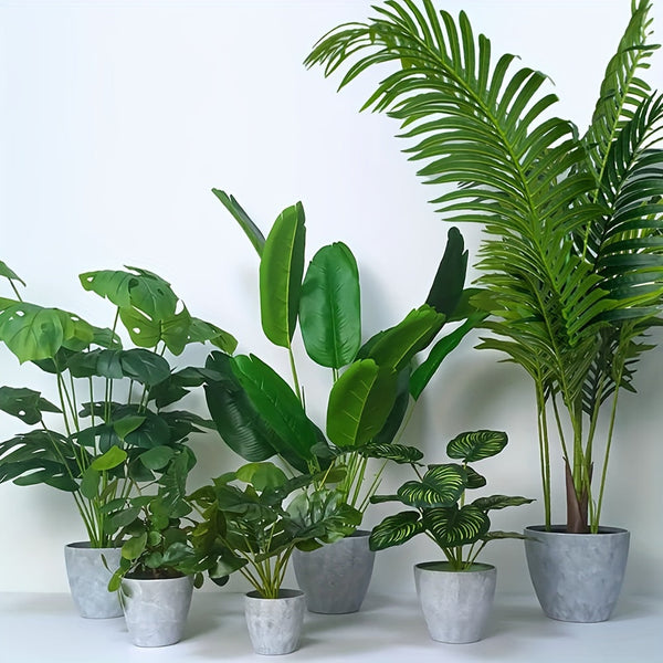 Floraforma Pflanztopf Set 6-teilig Rund | Mit Wasserablauf | Wetterfest & Modern | Für Innen & Außen