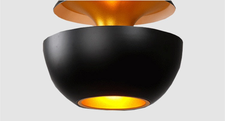 LED Hängeleuchte LumiAstra | Modernes Design | Höhenverstellbar | Metall Schwarz-Weiß