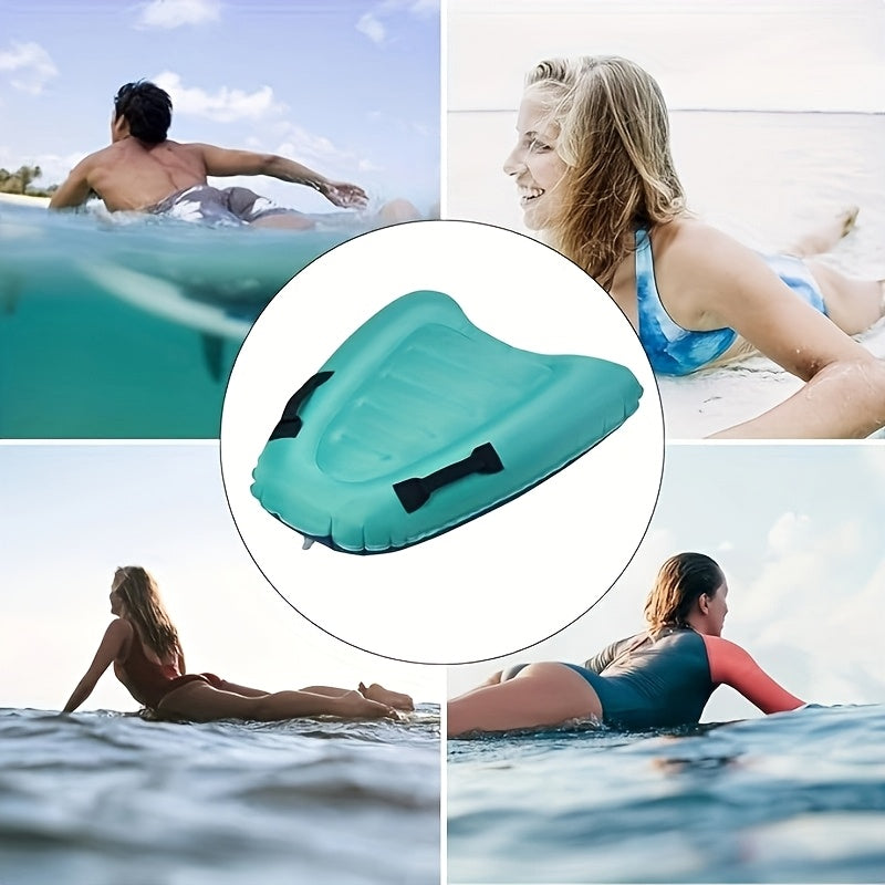 Aufblasbares Schwimmbrett Aqualoop Flow | Leicht & Robust | Mit Griffen | 67×53×13 cm