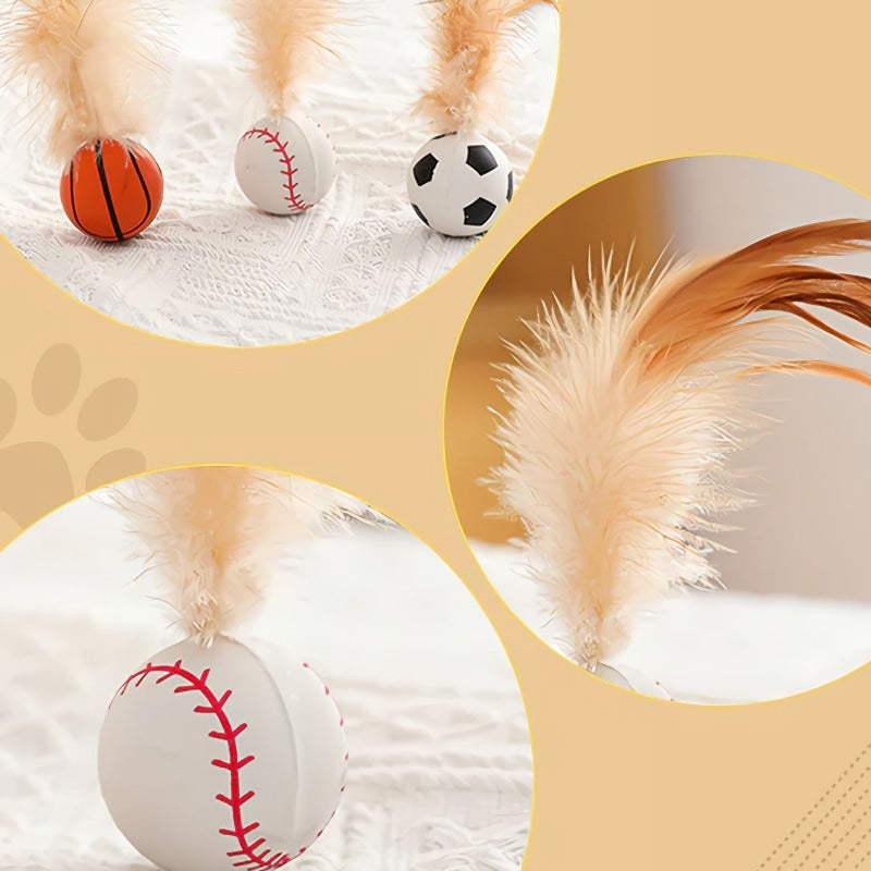 FeatherBounce – Spannender Spielspaß für energiegeladene Katzen!
