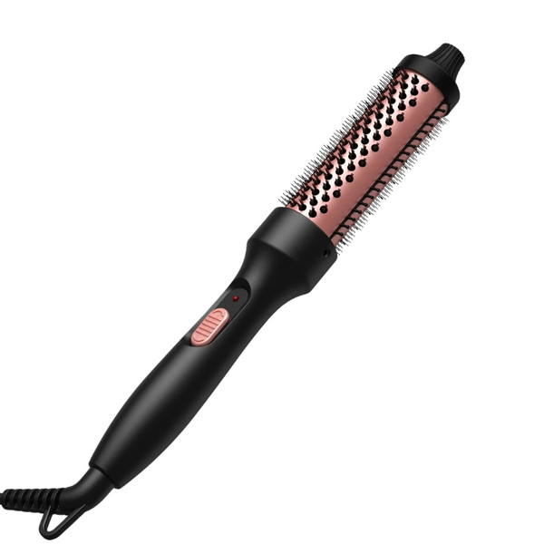 VoluStyle 3-in-1 Warmluft-Stylingbürste | Lockenstab, Volumenbürste & Glättbürste | 32 mm Keramik-Turmalin | Schnelles Aufheizen