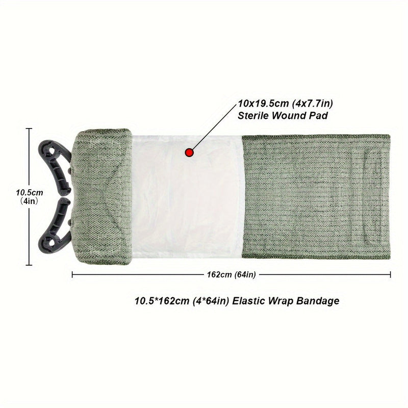 Elastische Erste-Hilfe-Bandage Mediflex | Mit Steriler Wundauflage | 10,5 × 162 cm | Flexibel & Hygienisch