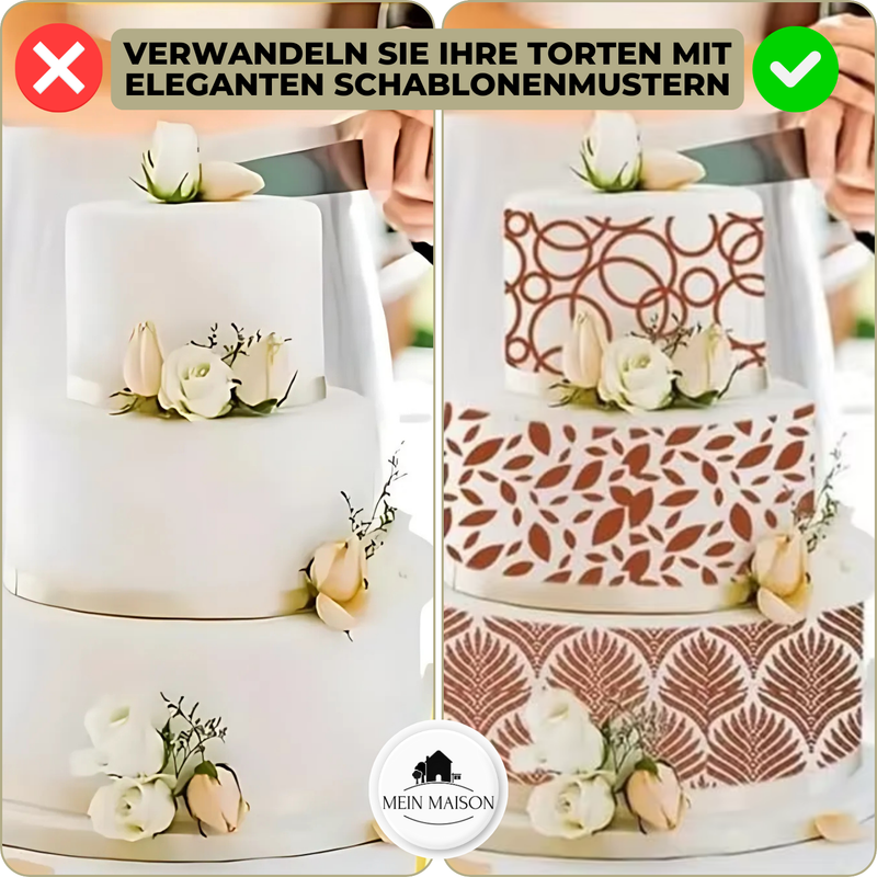 DecoLace™ - DIY-Kuchendekor-Form aus Spitze