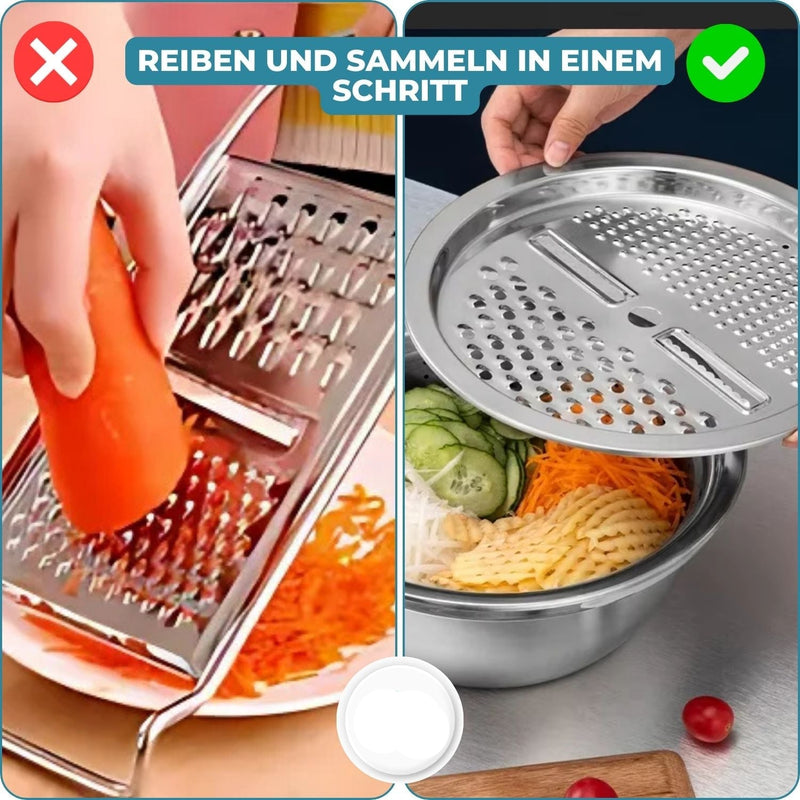 GrateBasin - 6-in-1-Becken aus Edelstahl