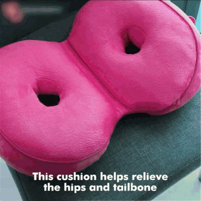 OrthoSitz Kissen | Ergonomisch & Druckentlastend | Memory Foam | Abnehmbarer Bezug