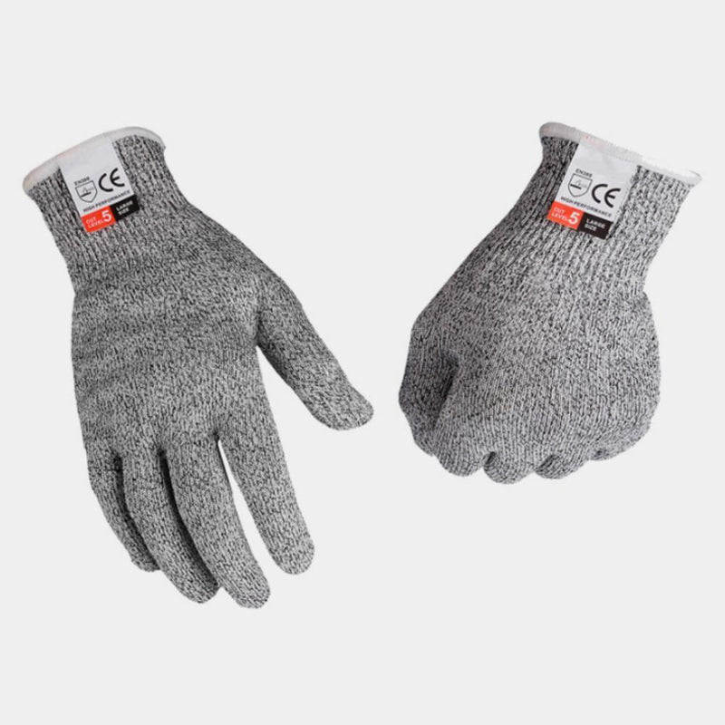 Manulo SafeGrip Schnittfeste Handschuhe | EN388 Level 5 | Rutschfest & Waschbar | Für Küche, Garten & Werkstatt